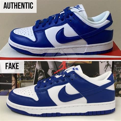 real vs fake nike sb dunk